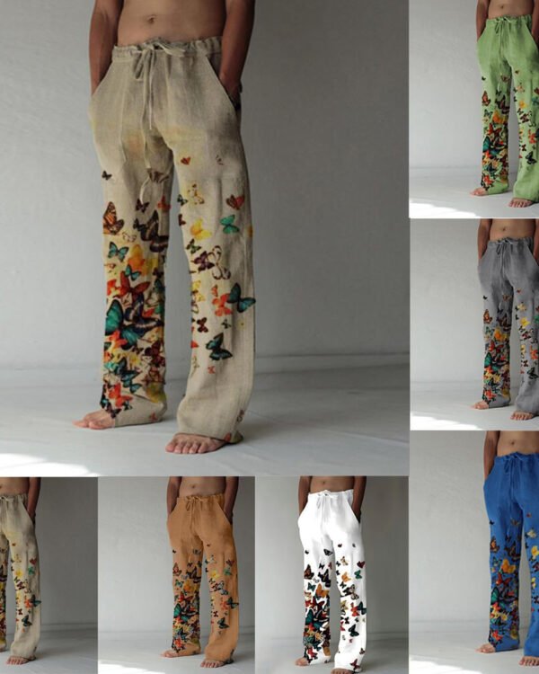 Art Print Relaxed Pants