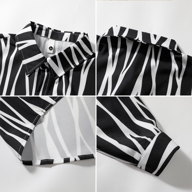 Relaxed Striped Cottton Shirt - Image 6