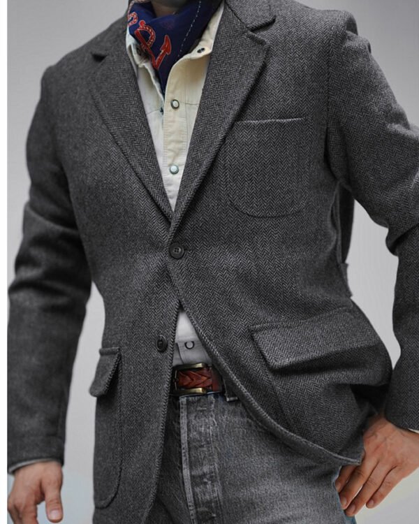 Alternative view of British Retro Wool Coat