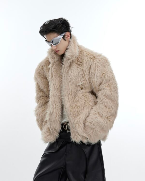 Alternative view of Metallic Finish Winter Coat