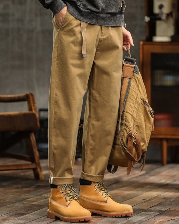 Relaxed Workwear Cotton Pants