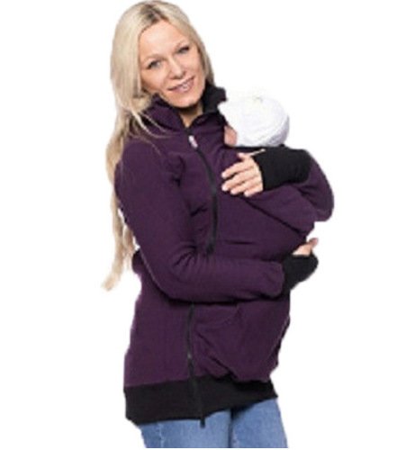Kangaroo Carry Maternity Winter Hoodie - Image 9