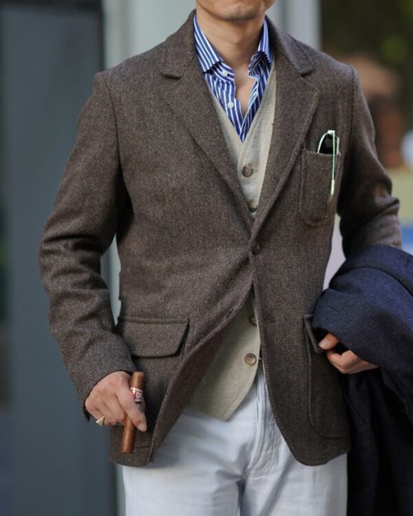 British Retro Wool Coat - Image 6
