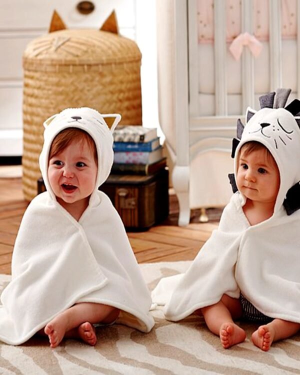 Animal Hooded Baby Bath Towel Wrap