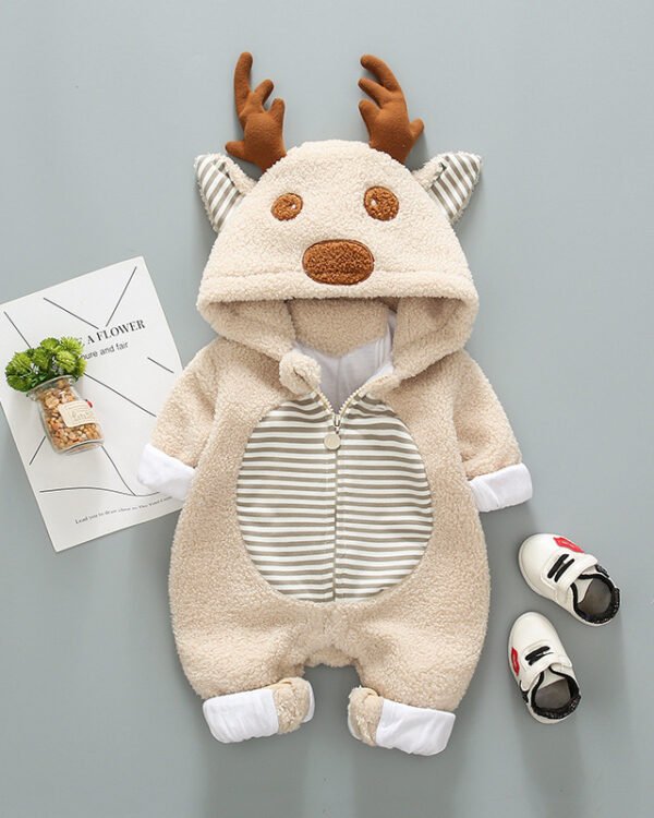 Alternative view of Super cute baby outing in trendy romper