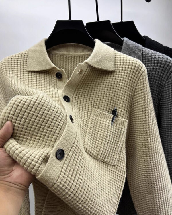 Textured Knit Utility Jacket