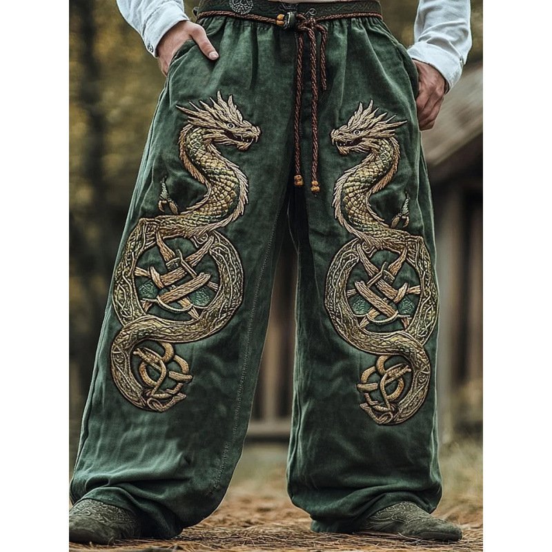 Loose-fitting Linen Wide-leg Pants - Image 9