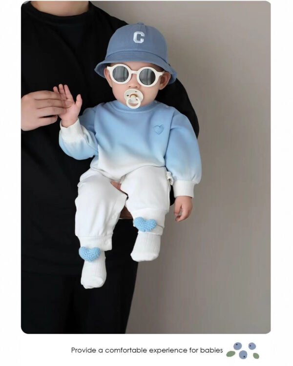 Alternative view of Family Love Edit Ombre Sweatshirt Set