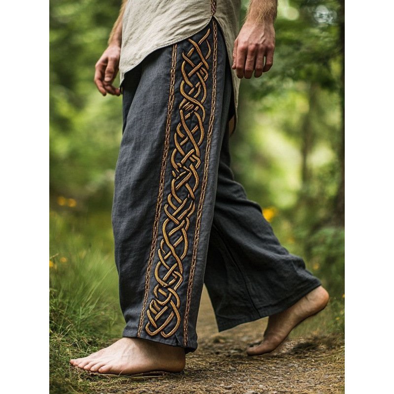 Stylish Loose-fitting Wide-leg Pants - Image 4