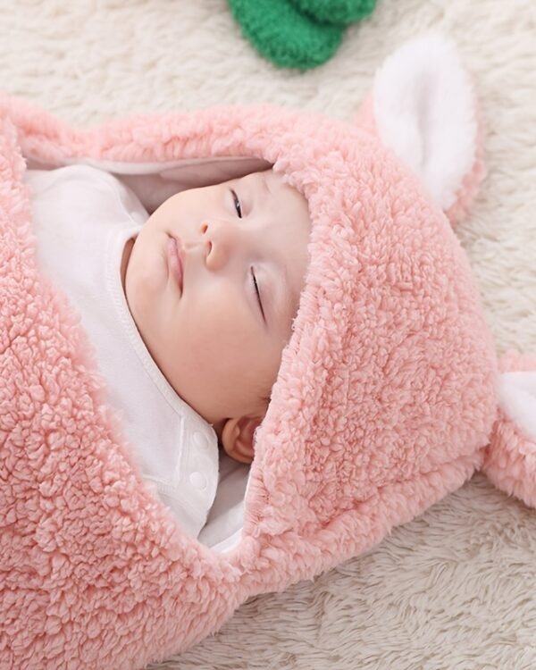 Alternative view of Plush Hooded Baby Sleep Sack