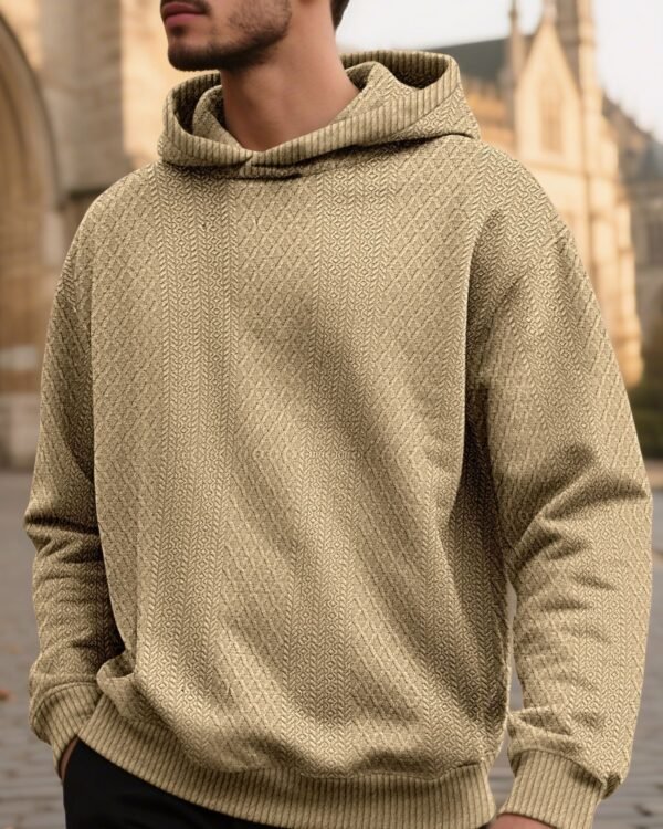 Alternative view of Jacquard Knit Hoodie
