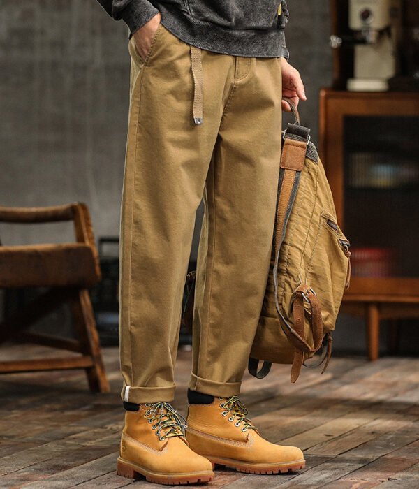 Alternative view of Relaxed Workwear Cotton Pants