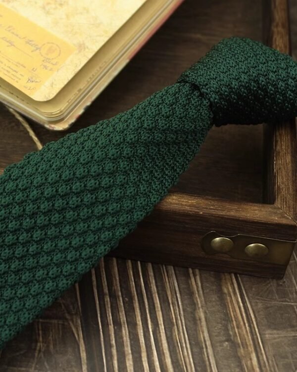 Alternative view of Textured Knit Slim Tie
