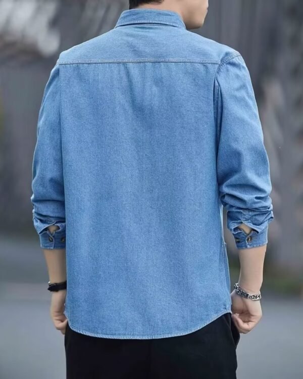 Alternative view of Relaxed Denim Button-Down Shirt