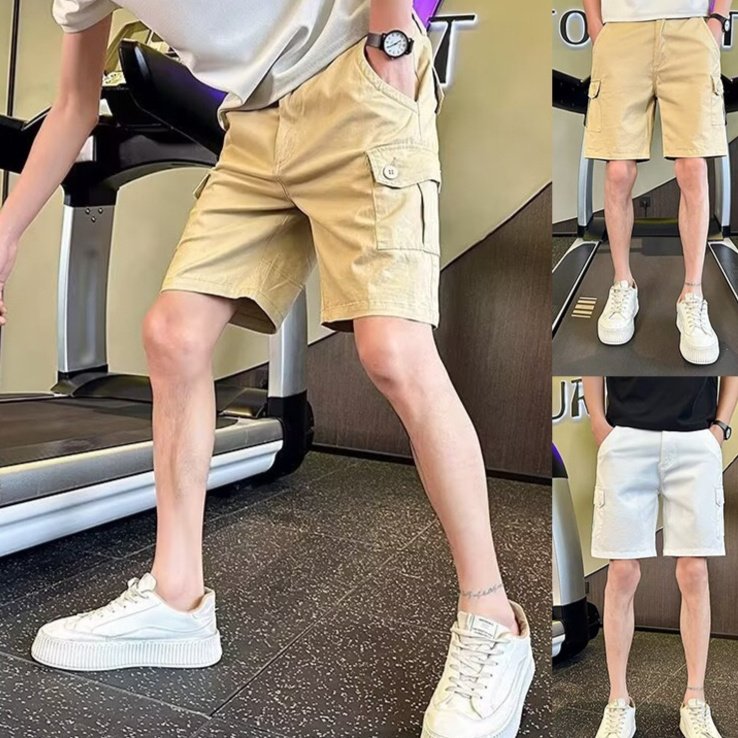 British Slim-fit Casual Shorts