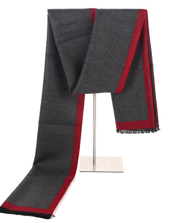 Alternative view of Brushed Silk Winter Scarf - Soft Warm Layers