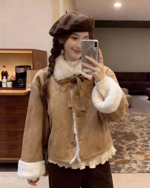 Soft Lambswool Short Coat