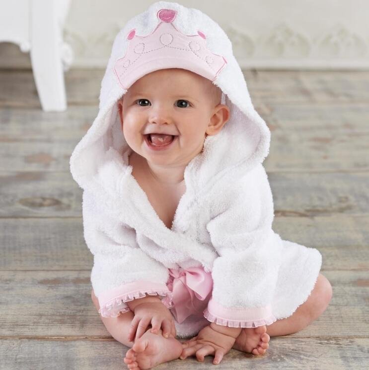Baby Hooded Bathrobe - Winter Plush - Image 8