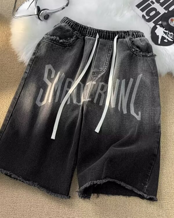 Alternative view of Retro Street Elastic Shorts
