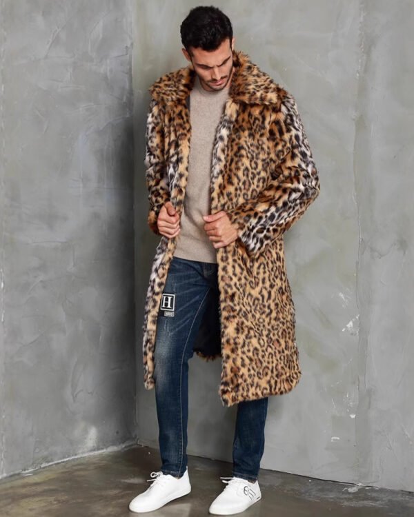 Alternative view of Leopard Faux Fur Coat