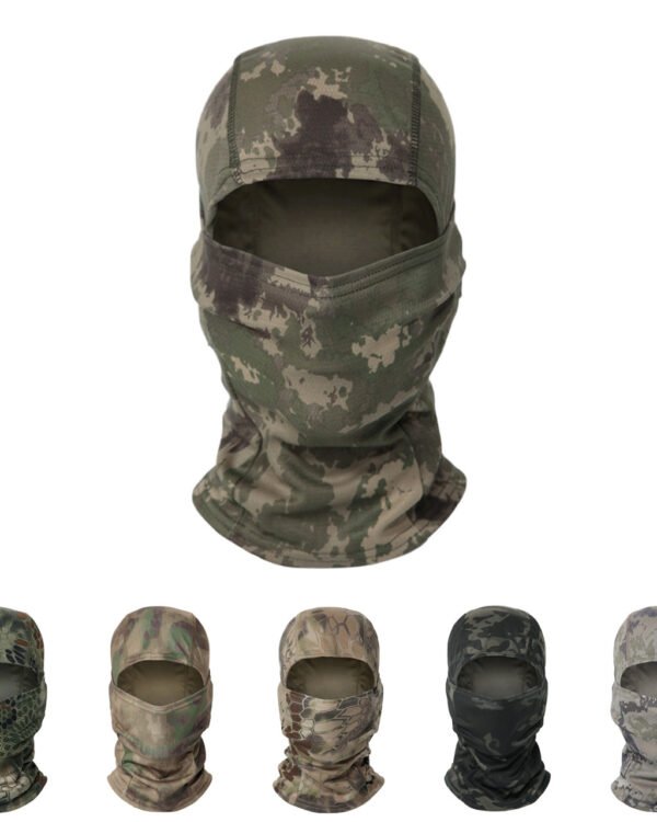 Alternative view of Outdoor Quick-drying Mesh Breathable Cycling Camouflage Headgear