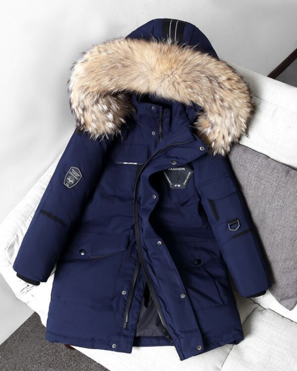 Alternative view of Kids Fur-Collar Down Winter Jacket