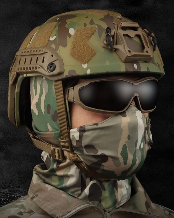 Alternative view of Simple Windproof WST Tactical Silicone Mask Headgear