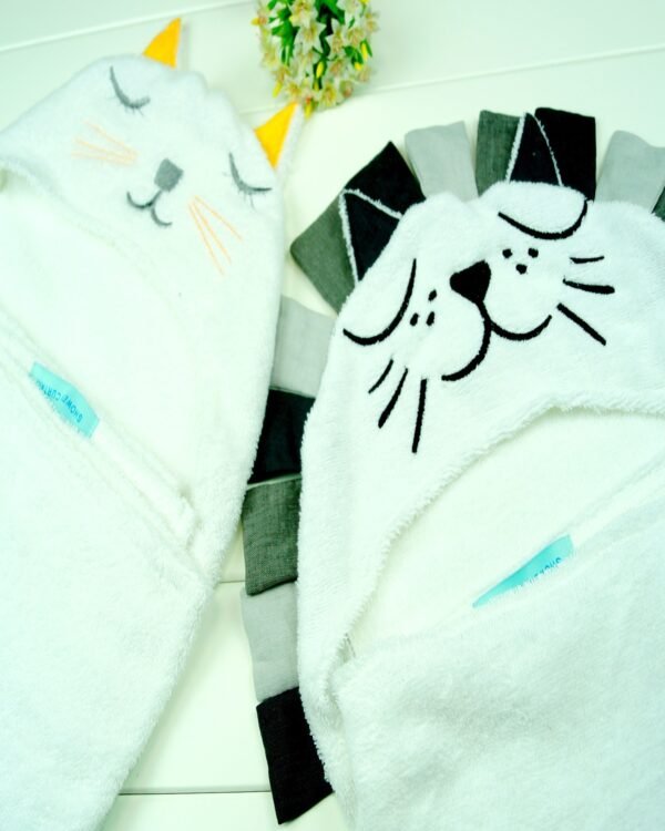 Alternative view of Animal Hooded Baby Bath Towel Wrap