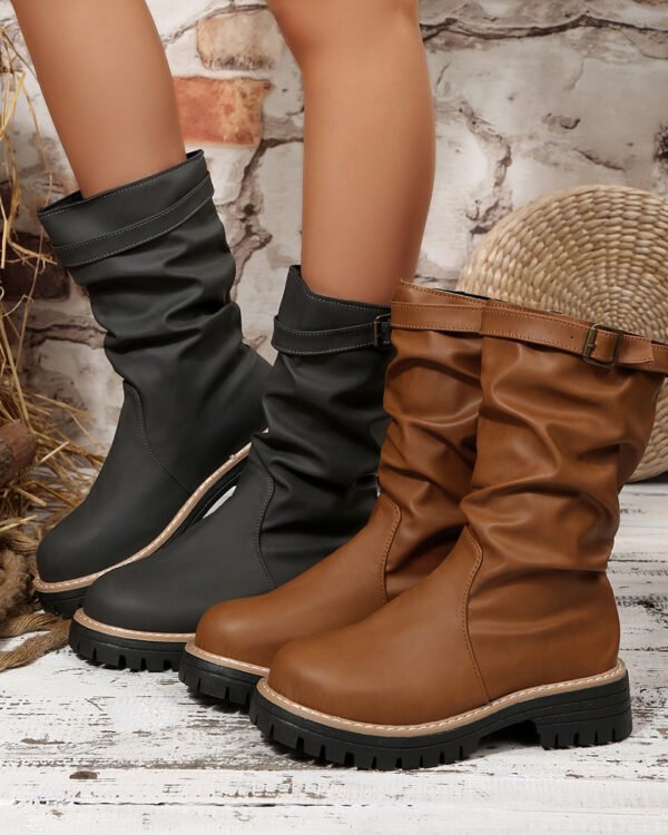 Fleece-Lined Winter Boots