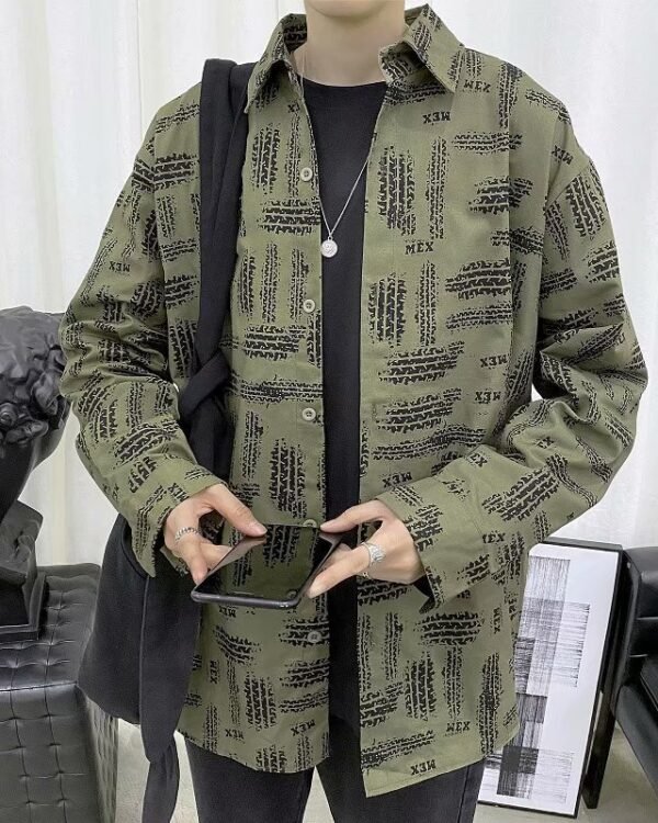 Alternative view of Printed Shirt-jacket