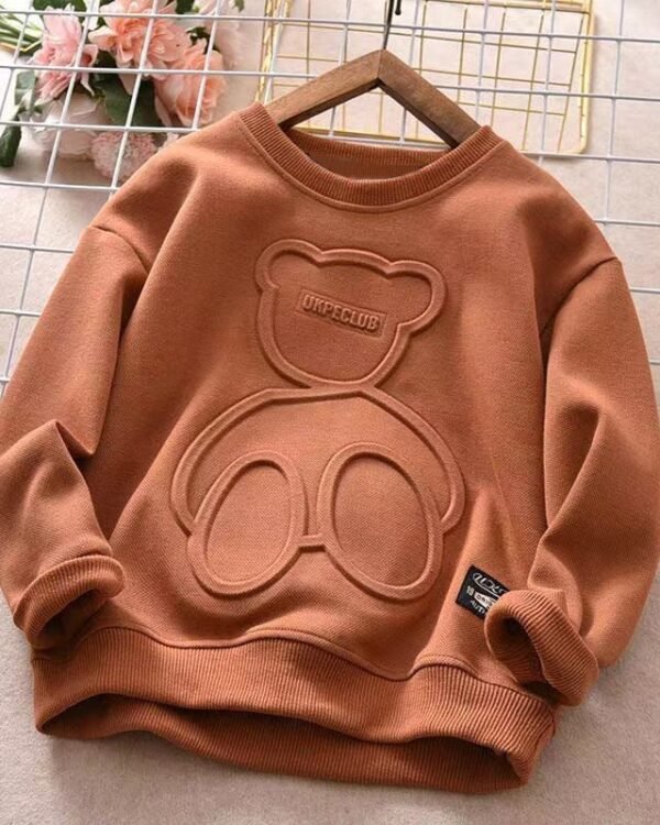 Alternative view of Plush Bear Embossed Warmer.