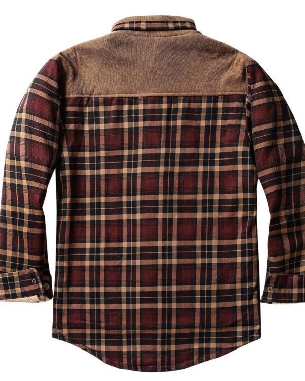 Alternative view of Plaid Sherpa-Lined Overshirt Jacket
