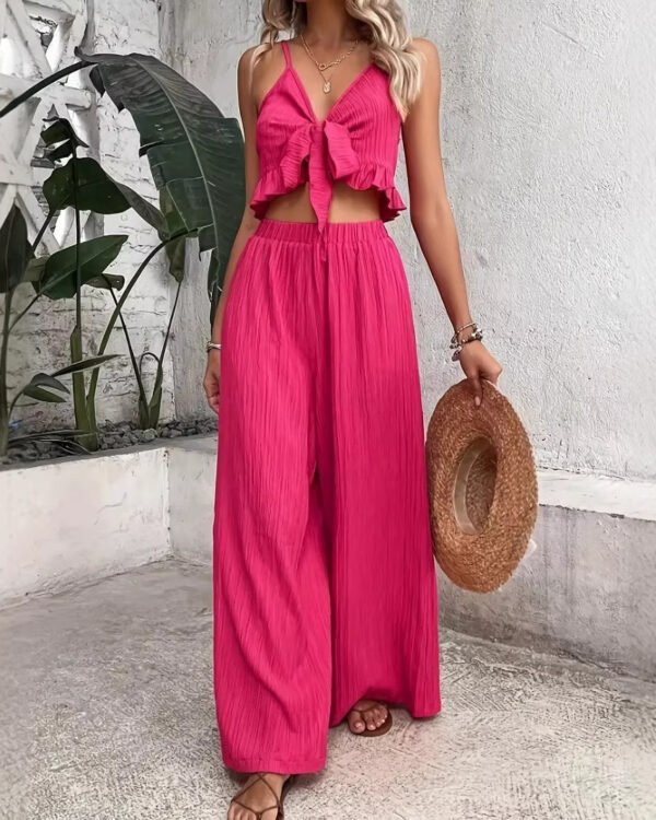Tie-Front Resort Co-Ord Set.Set.