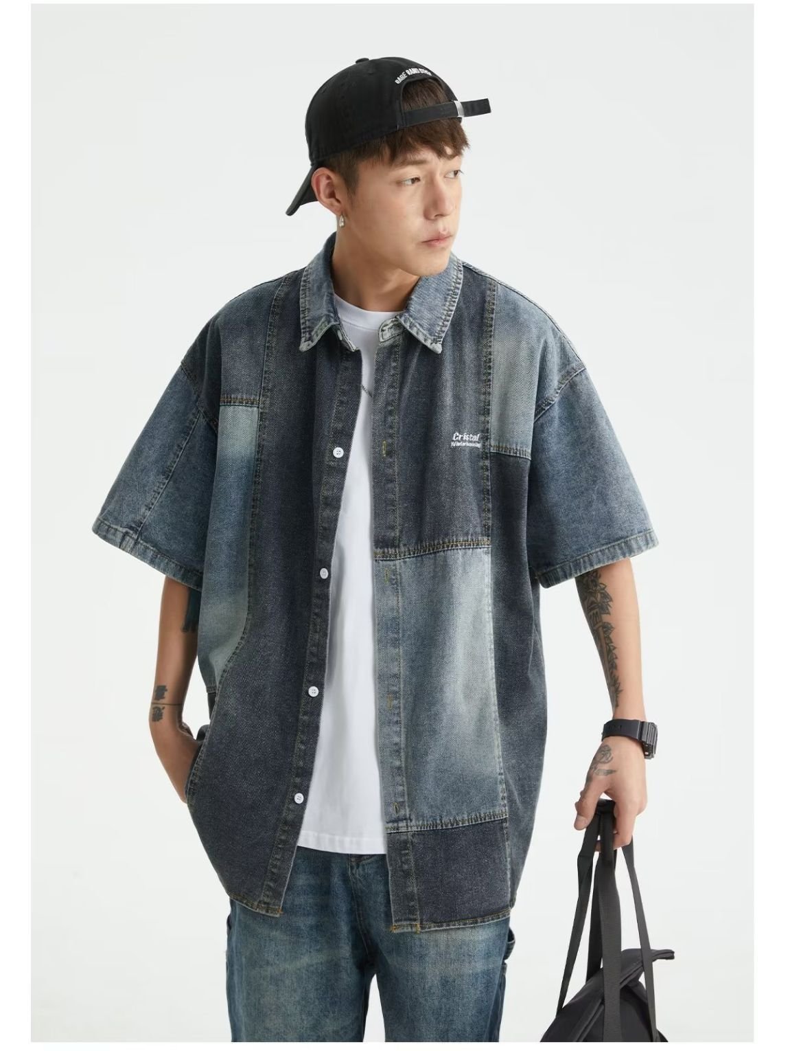 Japanese Washed Denim Shirt - Image 4