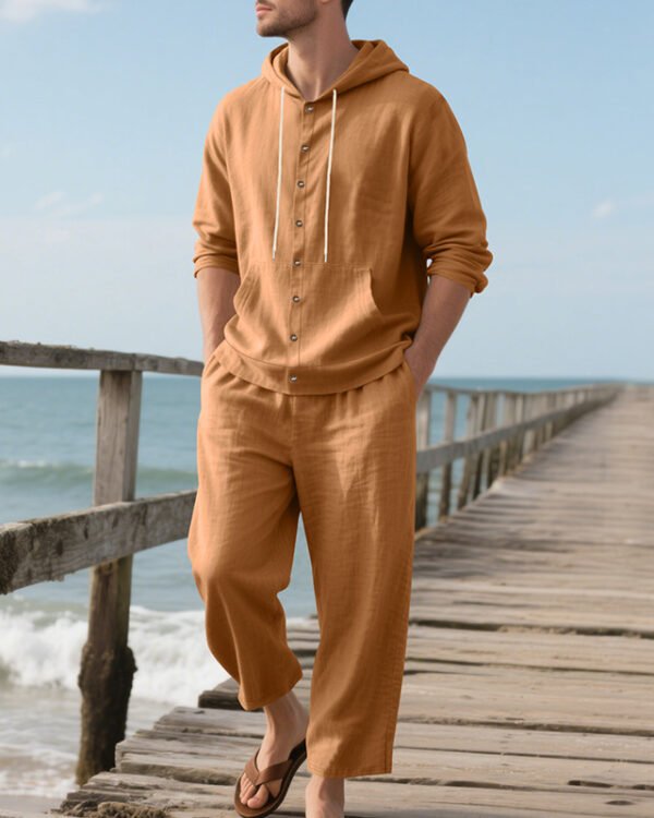 Relaxed Hooded Casual Set