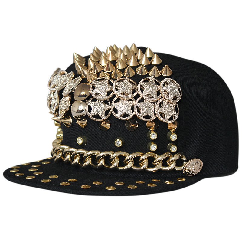 Harajuku Skull Rivet Cap - Image 4