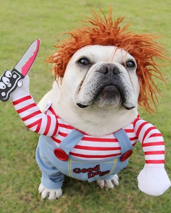 Alternative view of Pet Costume Pet Dog Funny Clothes Adjustable Dog Cosplay Costume Scary Costume Party Gatherings
