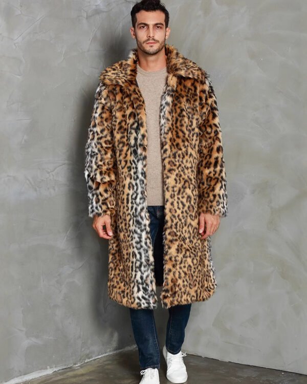 Leopard Faux Fur Coat