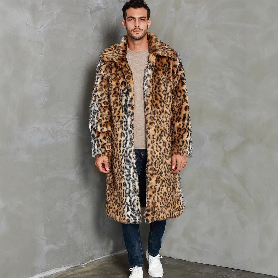 Leopard Faux Fur Coat