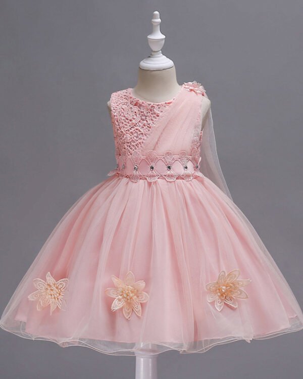Baby Girl Floral Tulle Birthday Dress