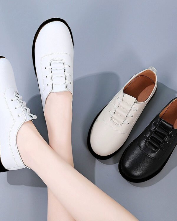 Soft Sole Lace-Up Daily Flats