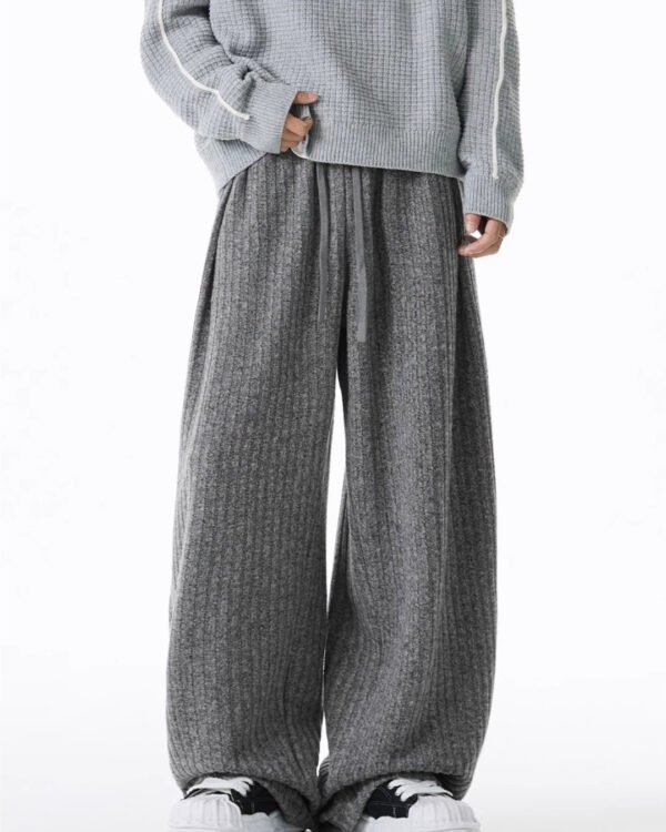 Drawstring Straight Leg Relaxed Pants