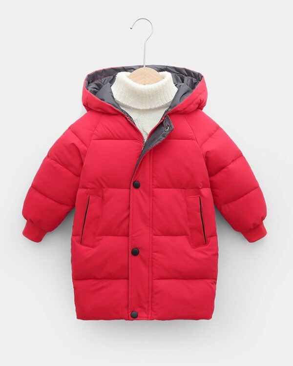 Alternative view of Unisex Longline Winter Puffer Coat