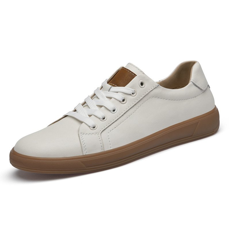 Spring Leather Lace Up Low-Top Casual Shoes | Casual - Image 6