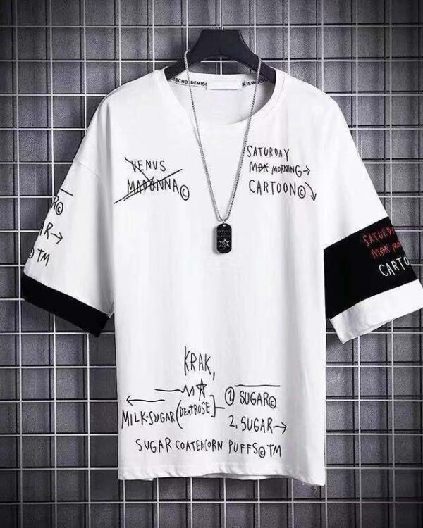 Layered Graffiti Script Tee