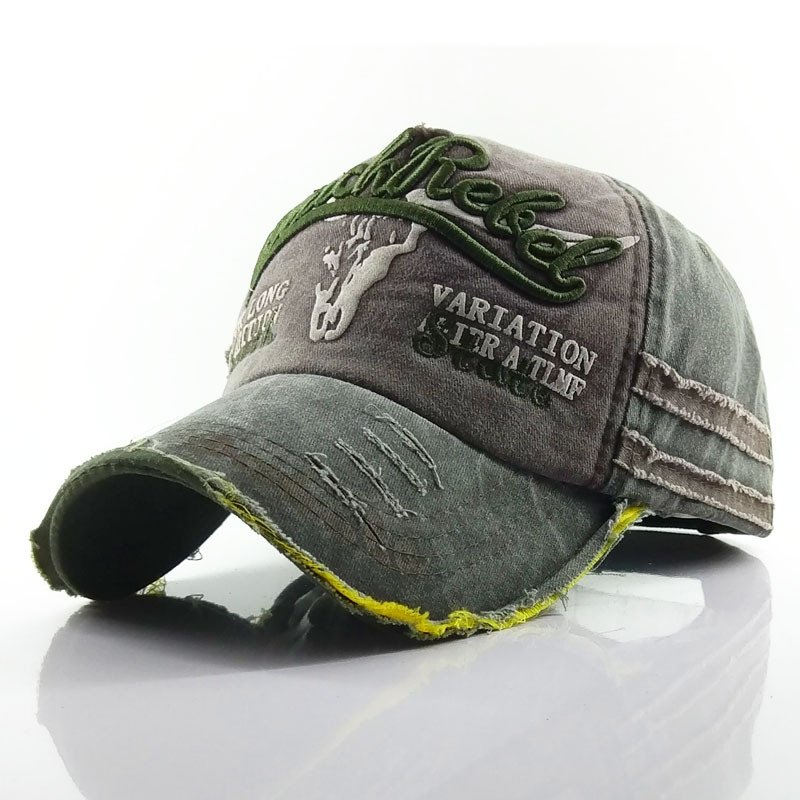 Distressed Dark Street Baseball Cap