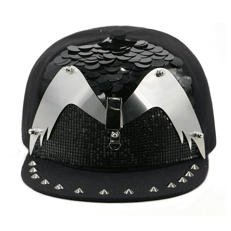 Harajuku Skull Rivet Cap - Image 5