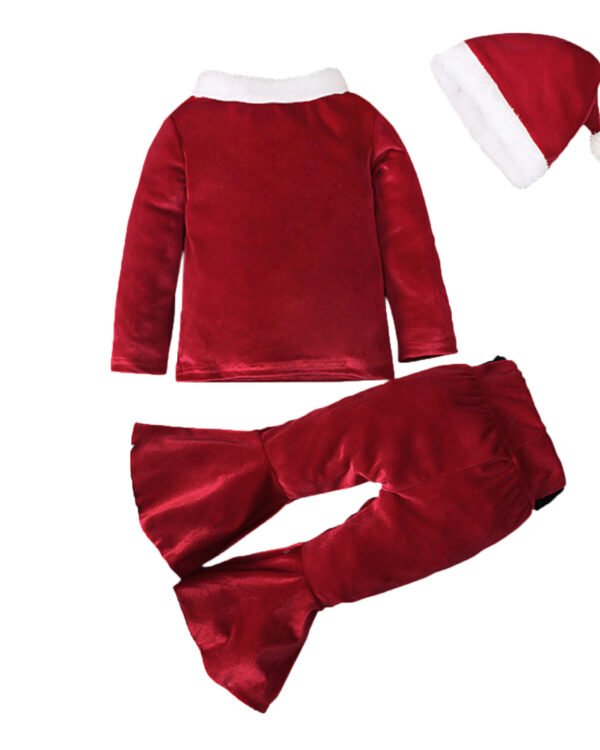 Alternative view of Girls Christmas 3-Piece Festive Outfit Set