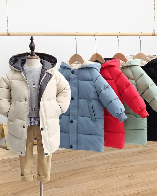 Unisex Longline Winter Puffer Coat