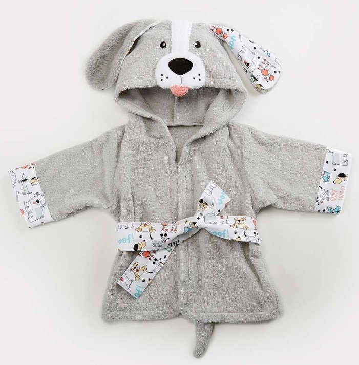 Baby Hooded Bathrobe - Winter Plush - Image 6